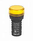 Лампа коммутационная ADDS ЛК-22 d22 380В AC IP55 LED желт. DEKraft 25177DEK