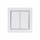 Выключатель 2-кл. СП Impressivo 16А IP44 бел. ABB 2TKA000173G1