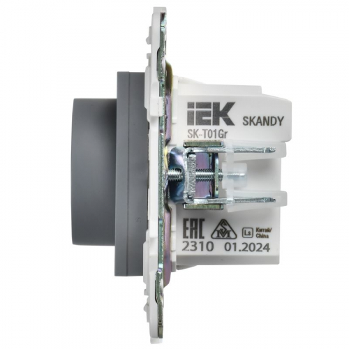 Термостат электронный SKANDY SK-T01Gr с индикацией сер. IEK SK-RT11-K03 фото 5