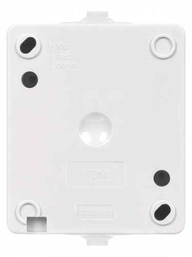 Кнопка звонковая с полем для надписи IP54 6A белая "Вуокса" TDM фото 5