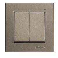 Переключатель 2-кл. СП Karea 10А IP20 зел. Makel 56052026
