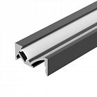 Профиль SL-BEVEL-W21-2000 ANOD BLACK L2000 алюм. Arlight 043688