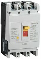 Выключатель автоматический 3п 125А 20кА ВА66-33 GENERICA IEK SAV20-3-0125-G