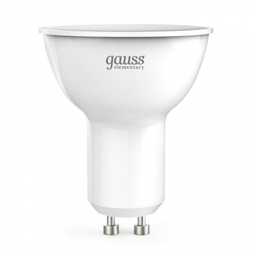 Лампа светодиодная Elementary 9Вт MR16 софит 4100К нейтр. бел. GU10 660лм GAUSS 13629 фото 2