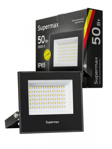 Прожектор светодиодный Supermax SPR 50Вт 6500К 5000лм IP65 КОСМОС S_PR_LED_50 фото 3