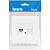 Розетка компьютерная 1-м СП Style 7-303-01 RJ45 бел. Intro Б0060649
