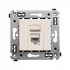Розетка компьютерная 1-м СП Avanti "Ванильная дымка" RJ45 кат.6A DKC 4405373