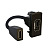 Розетка 1мод. HDMI Mosaic со шнуром черн. Leg 079478L