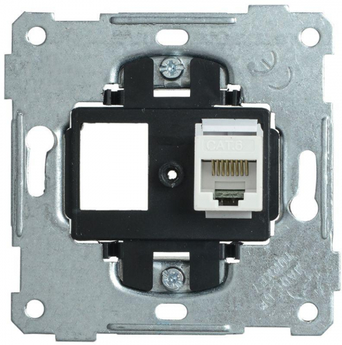 Механизм розетки комп. СП BOLERO РК11-1-Б RJ45 Cat6 IEK EKB11-01