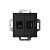 Розетка 2-м СП AtlasDesign HDMI + RJ45 кат.5E механизм карбон SE ATN001082