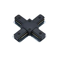 Коннектор X-образный XRB-BL для шинопровода RB черн. IN HOME 4690612060668