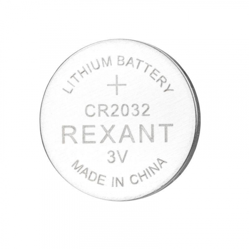 Элемент питания литиевый CR2032 3В (блист.1шт) Rexant 39-1114