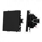 Выключатель звонковый SWT-NOBE-MKR1-SFPL-L-BK 10А 230В механизм Arlight 054270