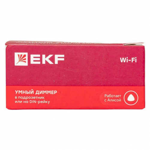 Диммер в подрозетник 2-канальный Умный Wi-Fi Connect EKF sdsh-2g-wf фото 3