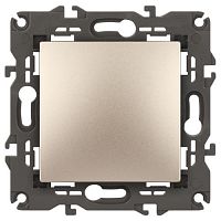 Кнопка 10АХ-250В Elegance шампань 14-1111-04 ЭРА Б0047865