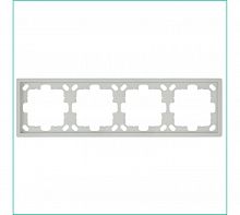 Рамка 4-м СП FD тауп матов. soft touch Jasmart FD1004PTM