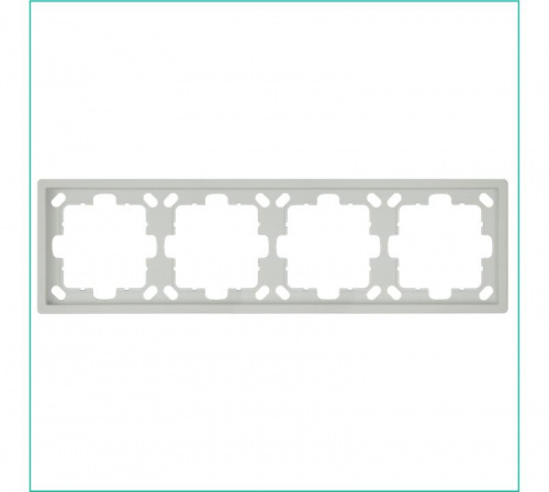 Рамка 4-м СП FD тауп матов. soft touch Jasmart FD1004PTM