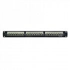 Патч-панель модульная 19дюйм 1U CAT6A 24 порта RJ45 экранир. DKC RN6APPF24