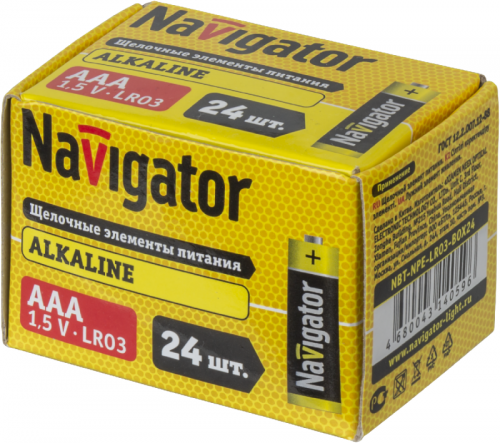 Элемент питания 14 059 NBT-NPE-LR03-BOX24 (уп.24шт) Navigator 14059