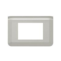Рамка 3мод. Mosaic алюм. Leg 079303L