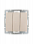 Выключатель 3-кл. СП Rain IP20 механизм крем. LEZARD 703-0388-109