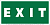 Знак безопасности BL-3517.E25"EXIT" Белый свет a12902