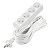 Удлинитель 4х10м без заземл. 10А IP20 2.2кВт ПВС 2х1 бел. DOMTOK 2355