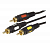Шнур 3RCA Plug - 3RCA Plug 3м (GOLD) (уп.10шт) Rexant17-0214