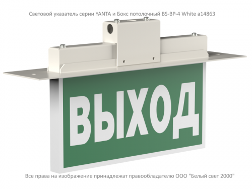 Бокс потолочный BS-BP-4 Белый Свет a14863 фото 2