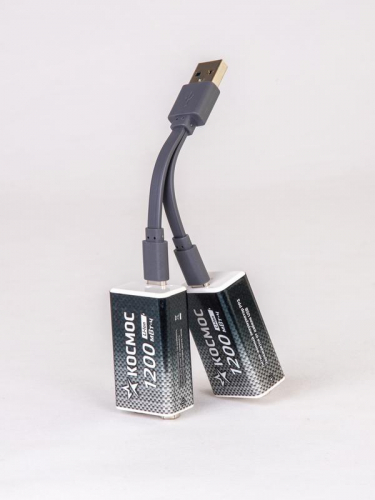 Аккумулятор крона Li-ion 9В 1200мВт.ч (блист.1шт) КОСМОС KOCLi9V1200mAh1BL фото 2