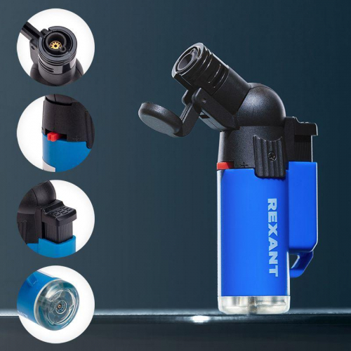 Зажигалка турбо GT-10 заправляемая Rexant 12-0010 фото 3