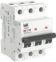 Выключатель автоматический модульный 3п Z 40А M06N-DC ARMAT IEK AR-M06N-3-Z040DC