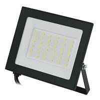 Прожектор светодиодный ULF-Q519 50Вт 6500К IP65 220-240В BLACK TM Volpe UL-00012829