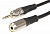 Шнур 3.5 Stereo Plug - 3.5 Stereo Jack 1.5м (GOLD) металл Rexant 17-4023