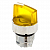 Механизм переключателя исполнительный ХB4 желт. на 3 положения с фиксацией с подсветкой с короткой ручкой PROxima EKF XB4BD3FL-Y