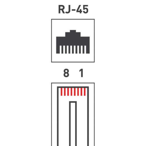 Джек компьютерный RJ45 (8P8C) кат.5E (уп.100шт) Rexant 05-1021 фото 9