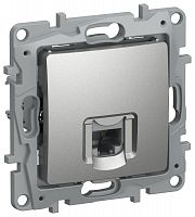 Розетка компьютерная RJ45 кат.5Е UTP алюм. IEKETIKA IEK 6724411
