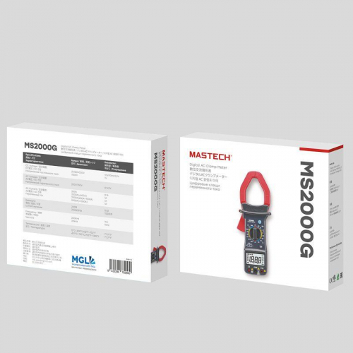 Клещи токовые MS2000G Mastech 13-1301 фото 5