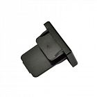 Заглушка UFB-Q121 C21 BLACK 1 POLYBAG торцевая черн. Uniel UL-00001278