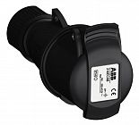 Вилка кабельная Easy&Safe 216EP9B 16А 2P+E IP44 9ч черн. ABB 2CMA103594R1000