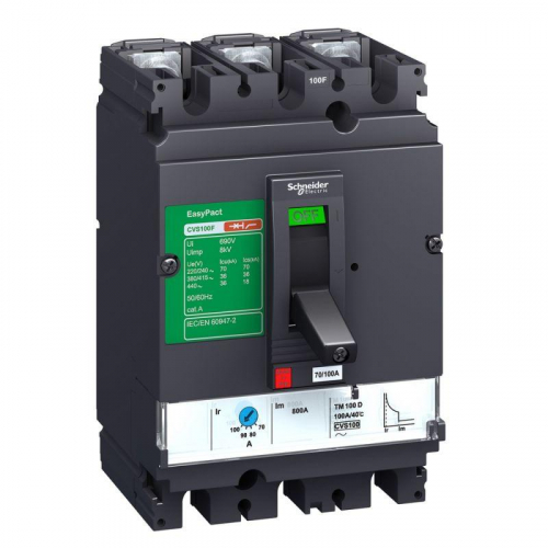 Выключатель авт. 3п EasyPact CVS 100B 25кА MA12.5 SchE LV510432