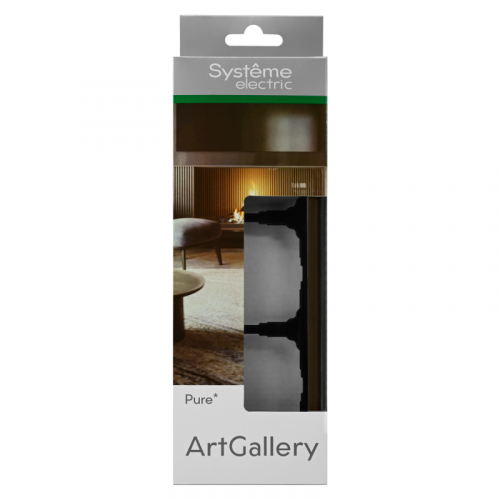 Рамка 3-м ArtGallery Pure органич. стекло мокко SE GAL320603 фото 3