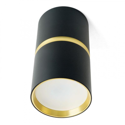 Светильник ML186 Barrel ZEN 35Вт GU10 230В MR16 потолочн. черн. зол. FERON 48639