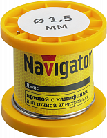 Припой 93 077 NEM-Pos02-61K-1.5-K50 (ПОС-61; катушка; 1.5мм; 50 г) Navigator 93077