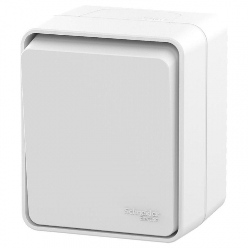 Выключатель кнопочный 1-кл. ОП AtlasDesign PROFI IP54 10АХ бел. SE ATN540115 фото 3