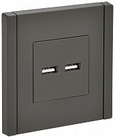 Розетка USB A+A 3.1А FORTE&PIANO FP349 сер. IEK FP-U21-D31-K03