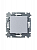 Переключатель 1-кл. СП Levit IP20 серебр./дым. черн. ABB 2CHH590645A6070