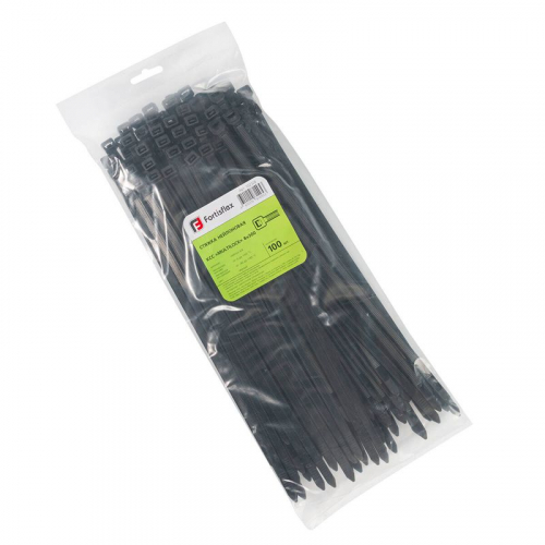 Хомут нейлоновый КСС MULTILOCK 8х300 черн. (уп.100шт) Fortisflex 102326