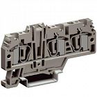 Зажим проходной HMM.4/1+2GR 4.5кв.мм DKC ZHM210GR