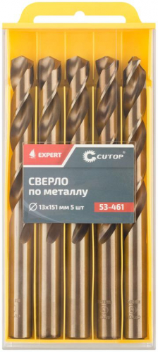 Сверло по металлу ЭКСПЕРТ/EXPERT 13х151мм (уп.5шт) Cutop 53-461 фото 3